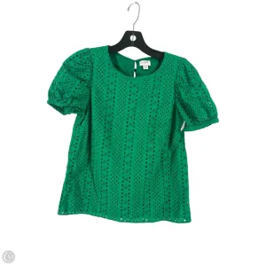 Top Short Sleeve By J. Crew In Green, Size: Xs