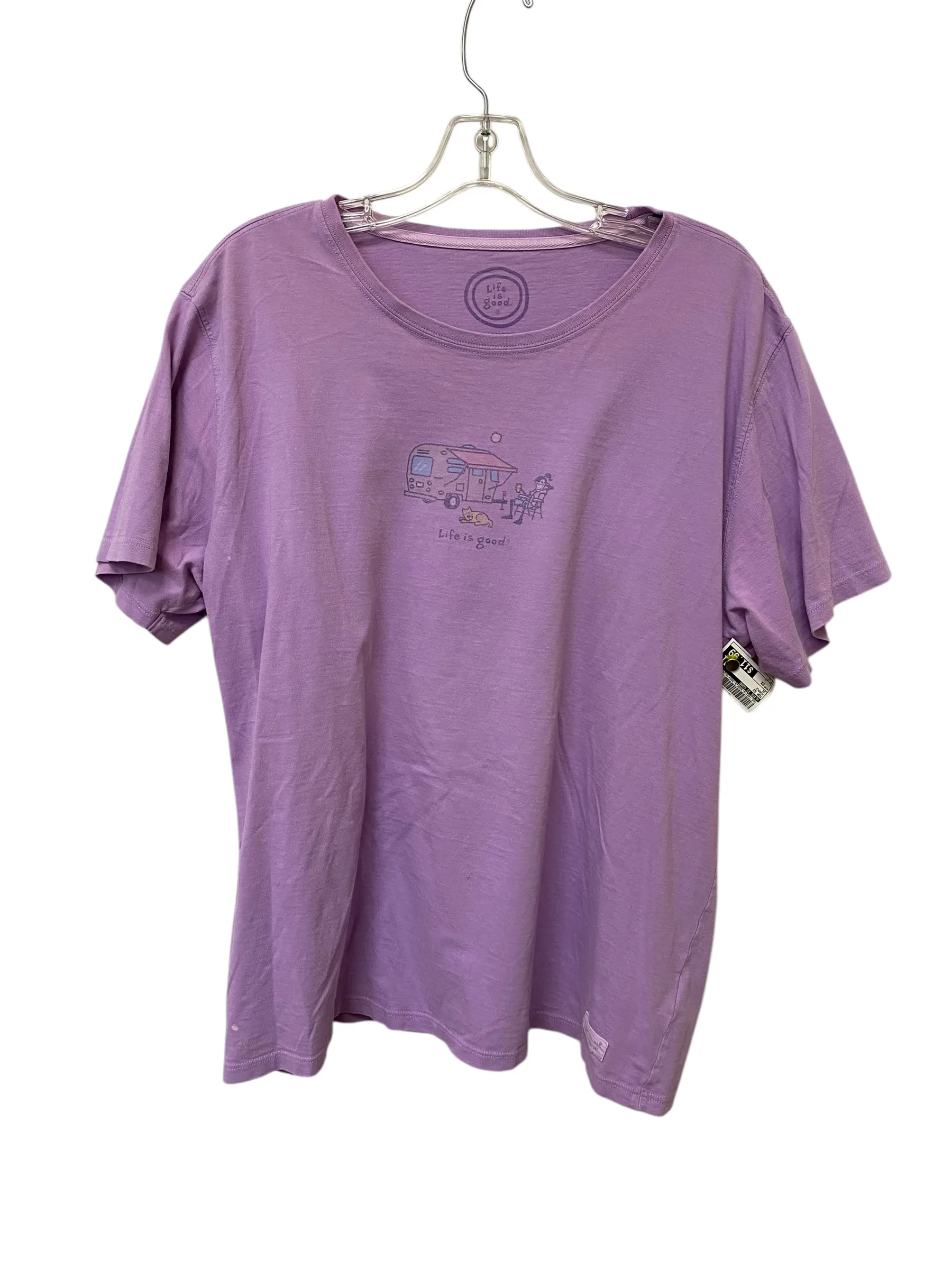 Top Short Sleeve By Life Is Good  Size: 2x
