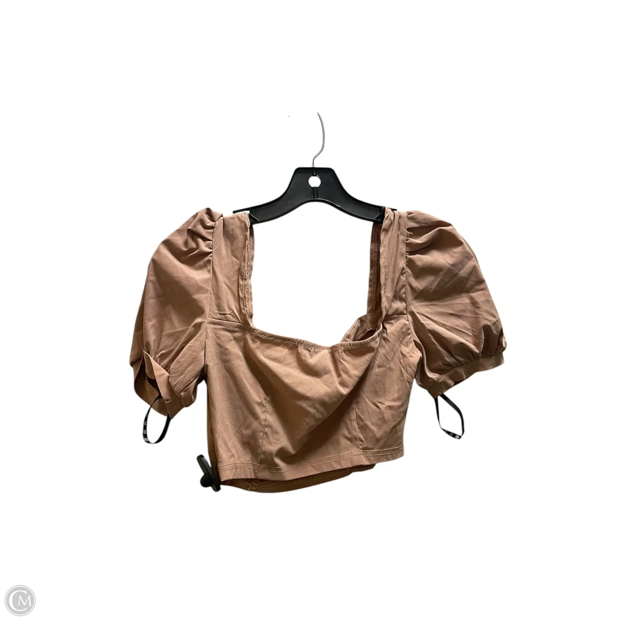 Top Short Sleeve By Missguided In Pink, Size: 10