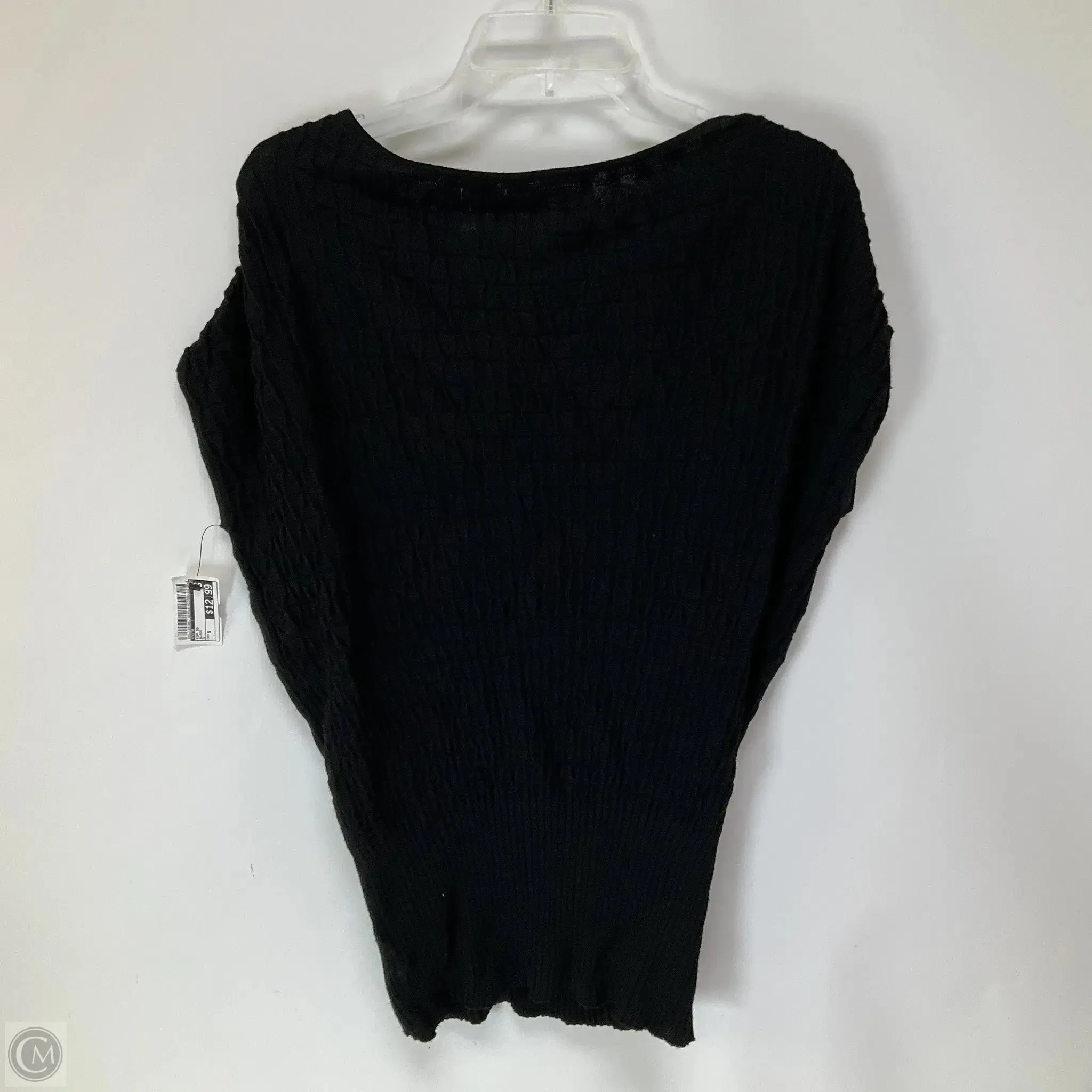 Top Short Sleeve By Moth In Black, Size: S