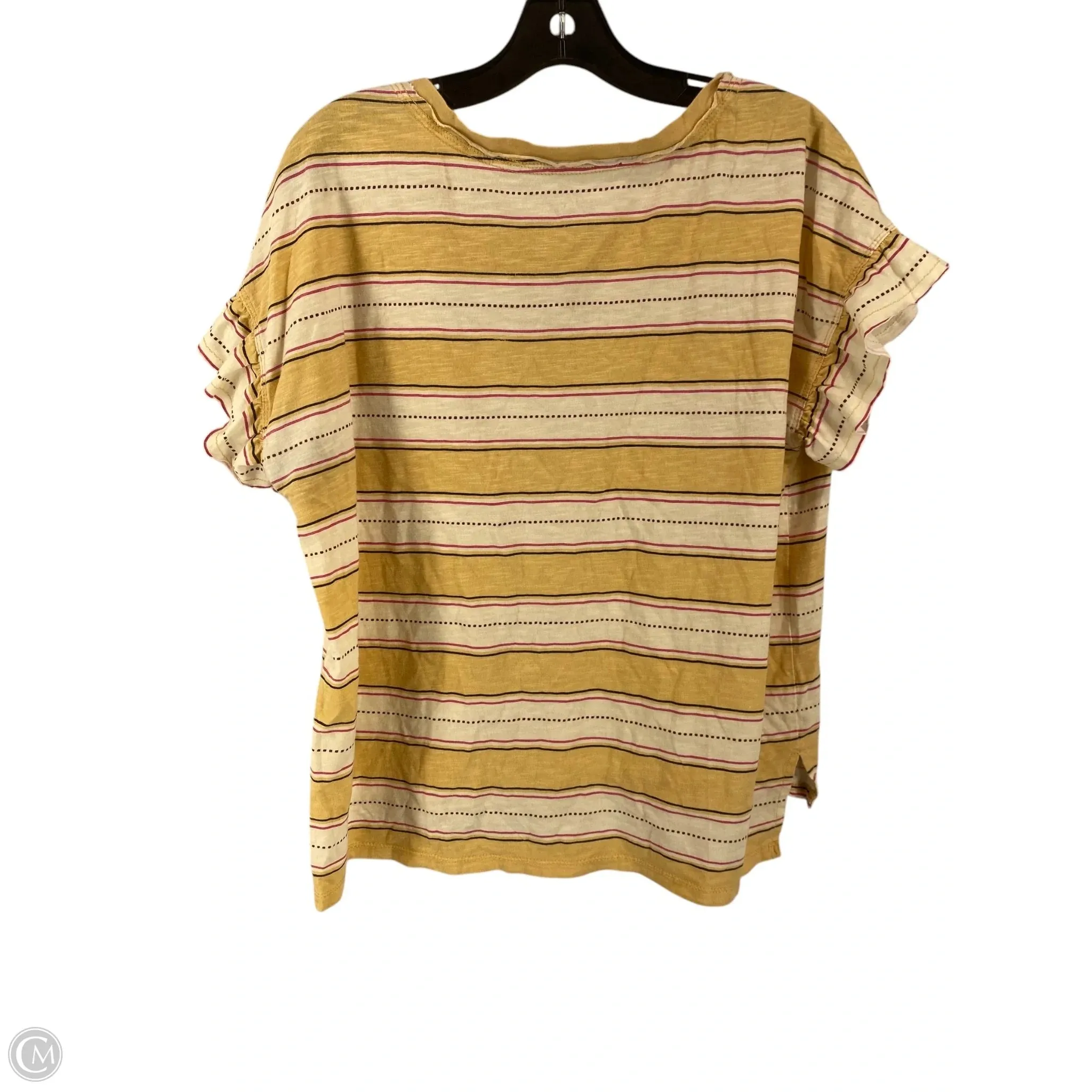 Top Short Sleeve By Pilcro In Multi-colored, Size: M