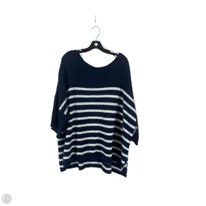 Top Short Sleeve By Time And Tru In Navy, Size: 2x