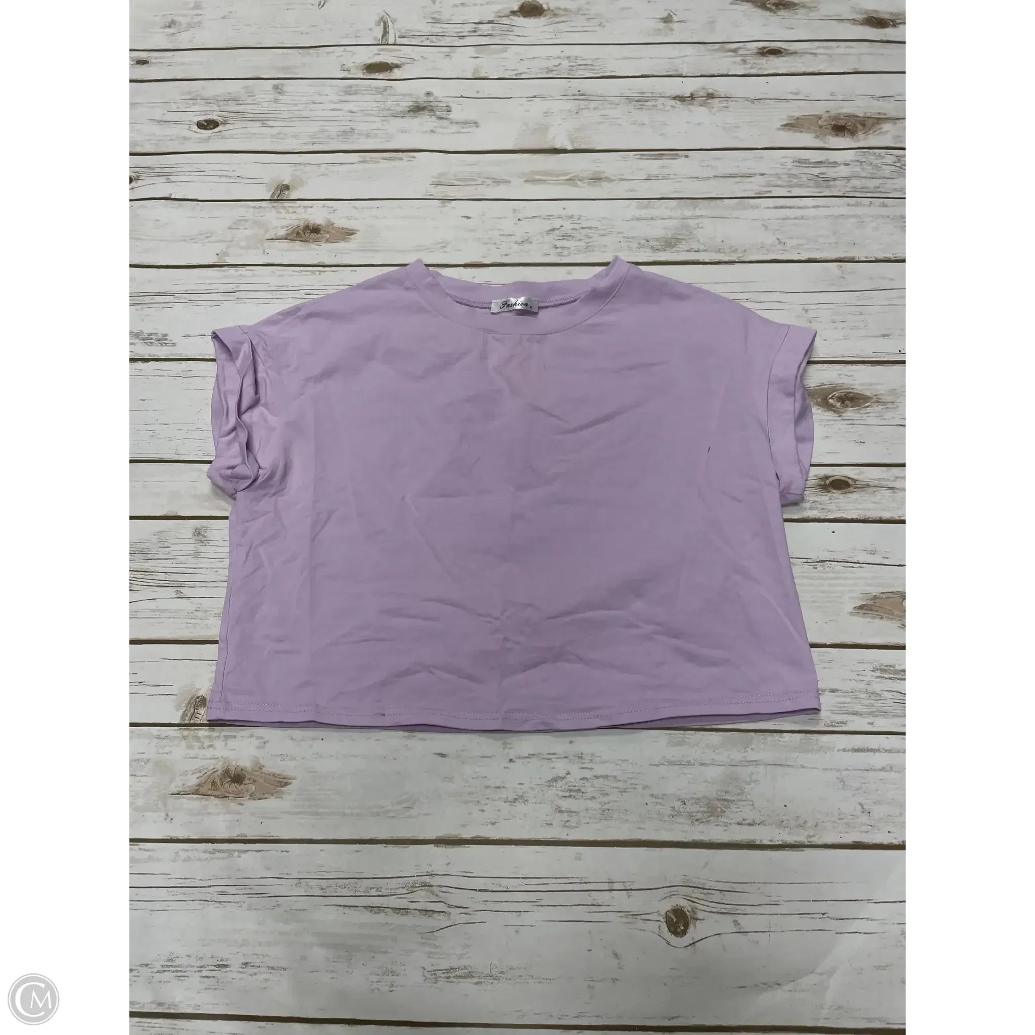Top Sleeveless Basic By Cme In Purple, Size: M