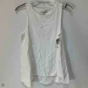 Top Sleeveless Basic By Madewell In White, Size: S