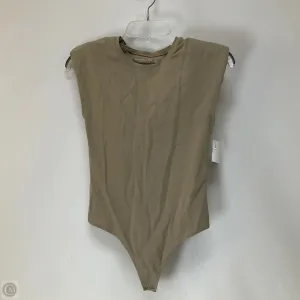 Top Sleeveless By Abercrombie And Fitch In Tan, Size: S