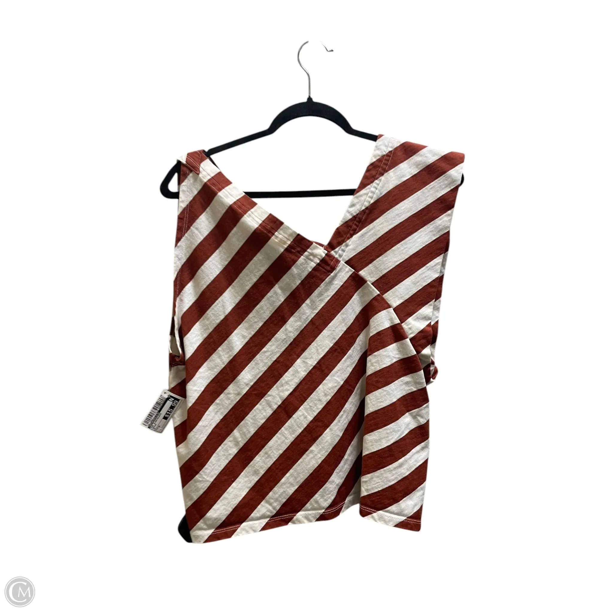 Top Sleeveless By Anthropologie In Brown, Size: M