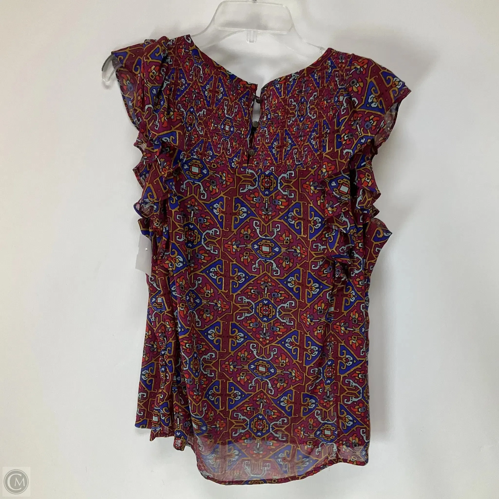 Top Sleeveless By Anthropologie In Purple, Size: 14