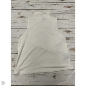 Top Sleeveless By Athleta In Ivory, Size: L