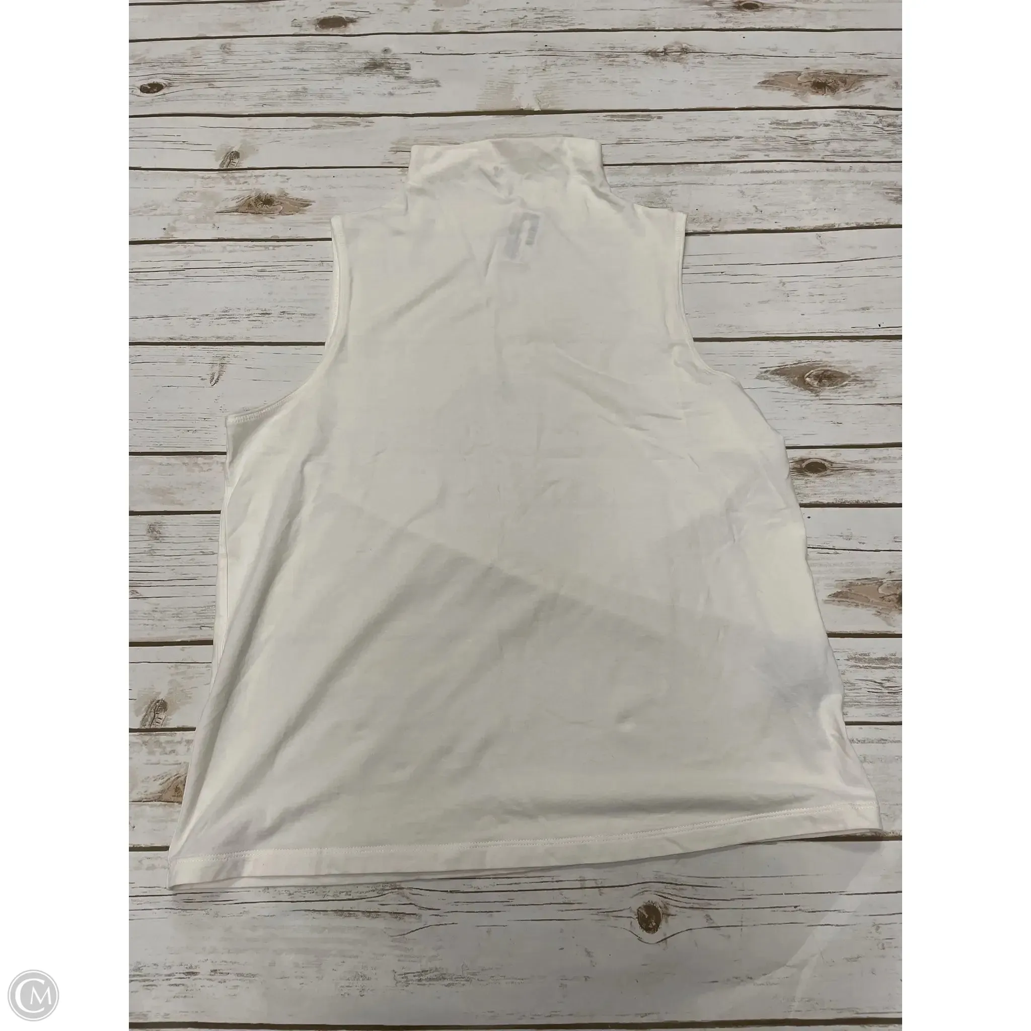 Top Sleeveless By Athleta In Ivory, Size: L