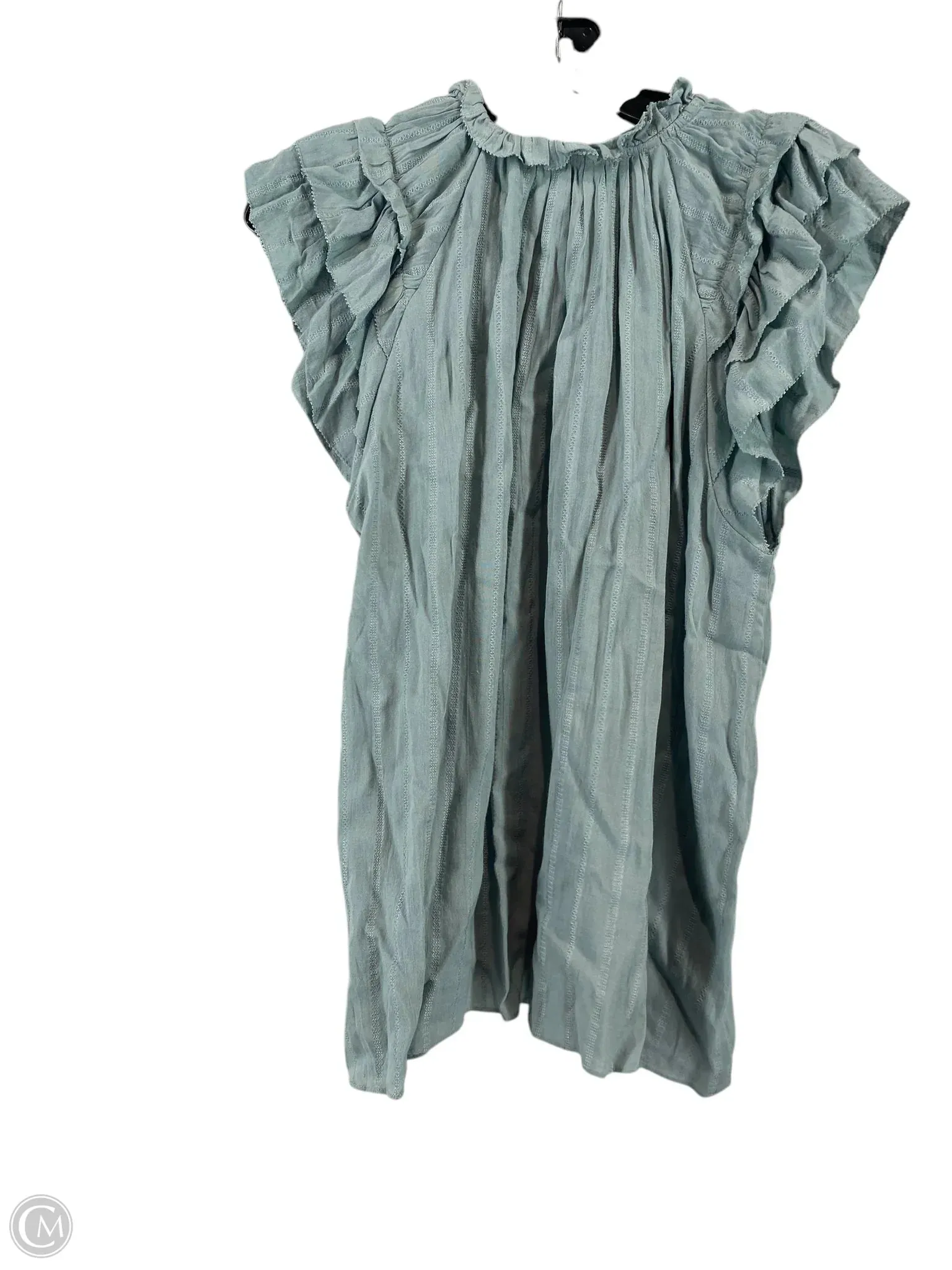 Top Sleeveless By Clothes Mentor In Teal, Size: M