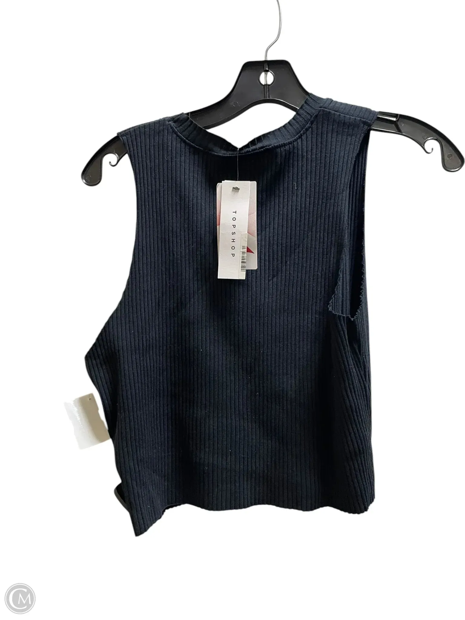 Top Sleeveless By Topshop In Black, Size: 12