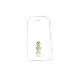Topiary Watercolor Gift Tags