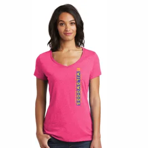 Tri the Wildwoods Women's SS Ringspun Tee -Fucshia Frost - LCP
