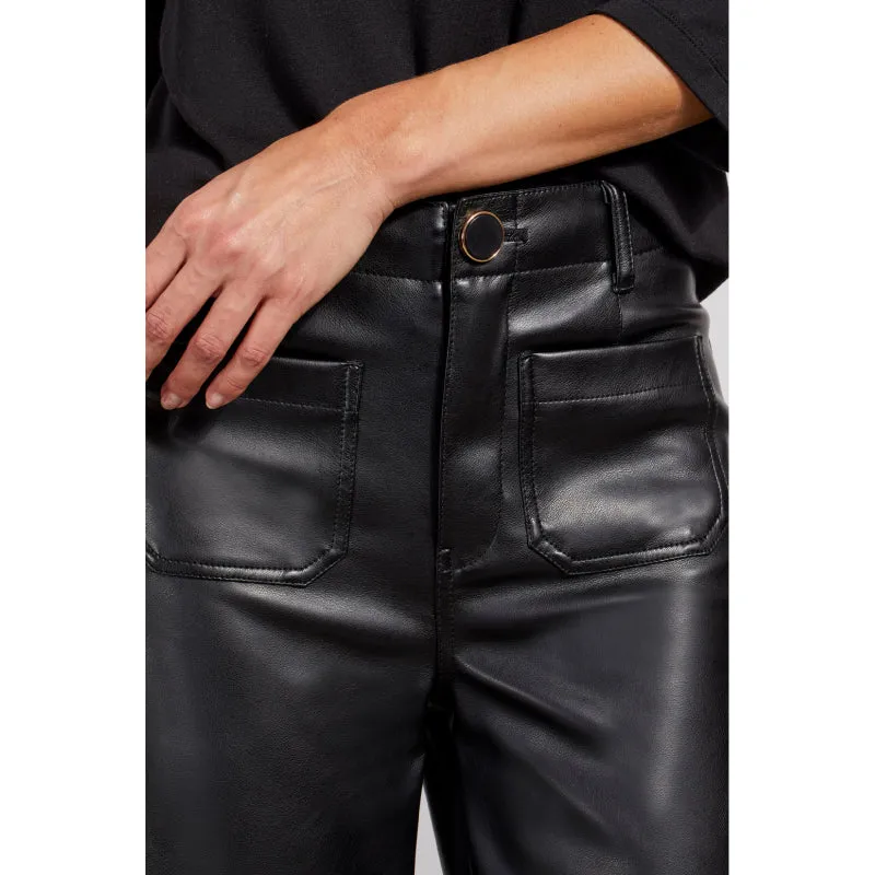 Tribal Brooke Hugging Wide Leg Pant with Button
