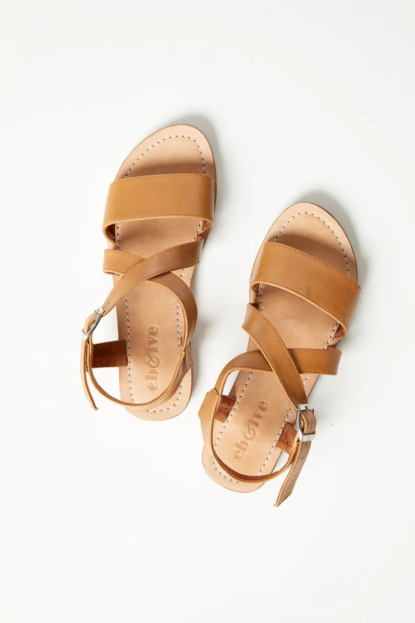 Tribal Sandal - Tan