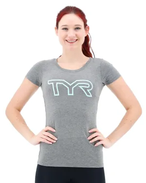 TYR Women's Big Outline Logo Tee