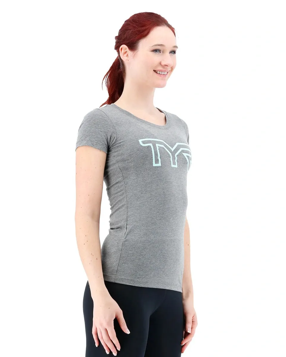 TYR Women's Big Outline Logo Tee
