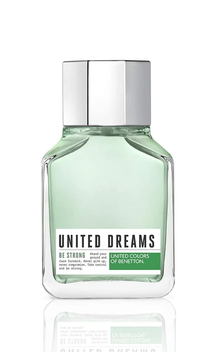 UNITED COLORS OF BENETTON UNITED DREAMS BE STRONG - PERFUME FOR MEN,  - EDT SPRAY 100 ML