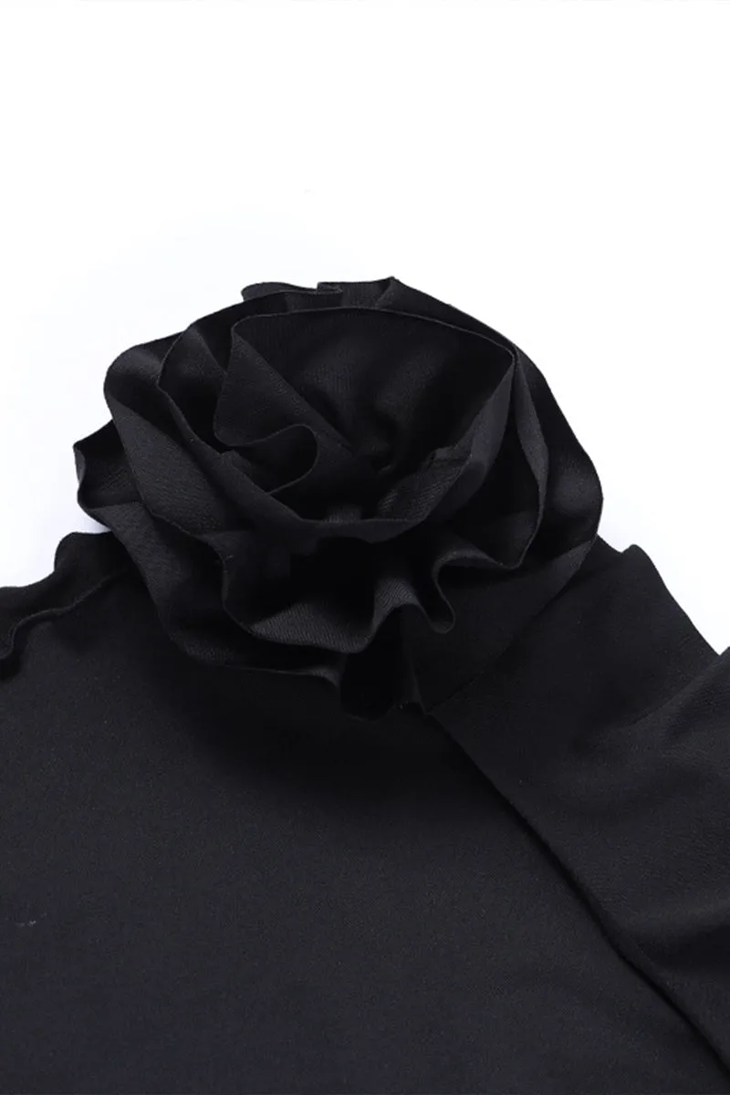 UR3177 Ruffled Rose Skirt Set