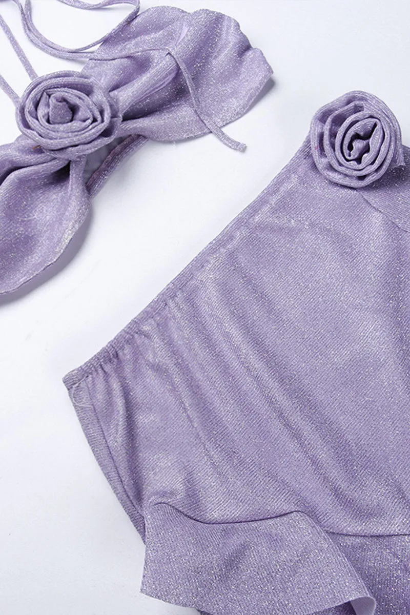 UR3179 Glitter Short Skirt Set