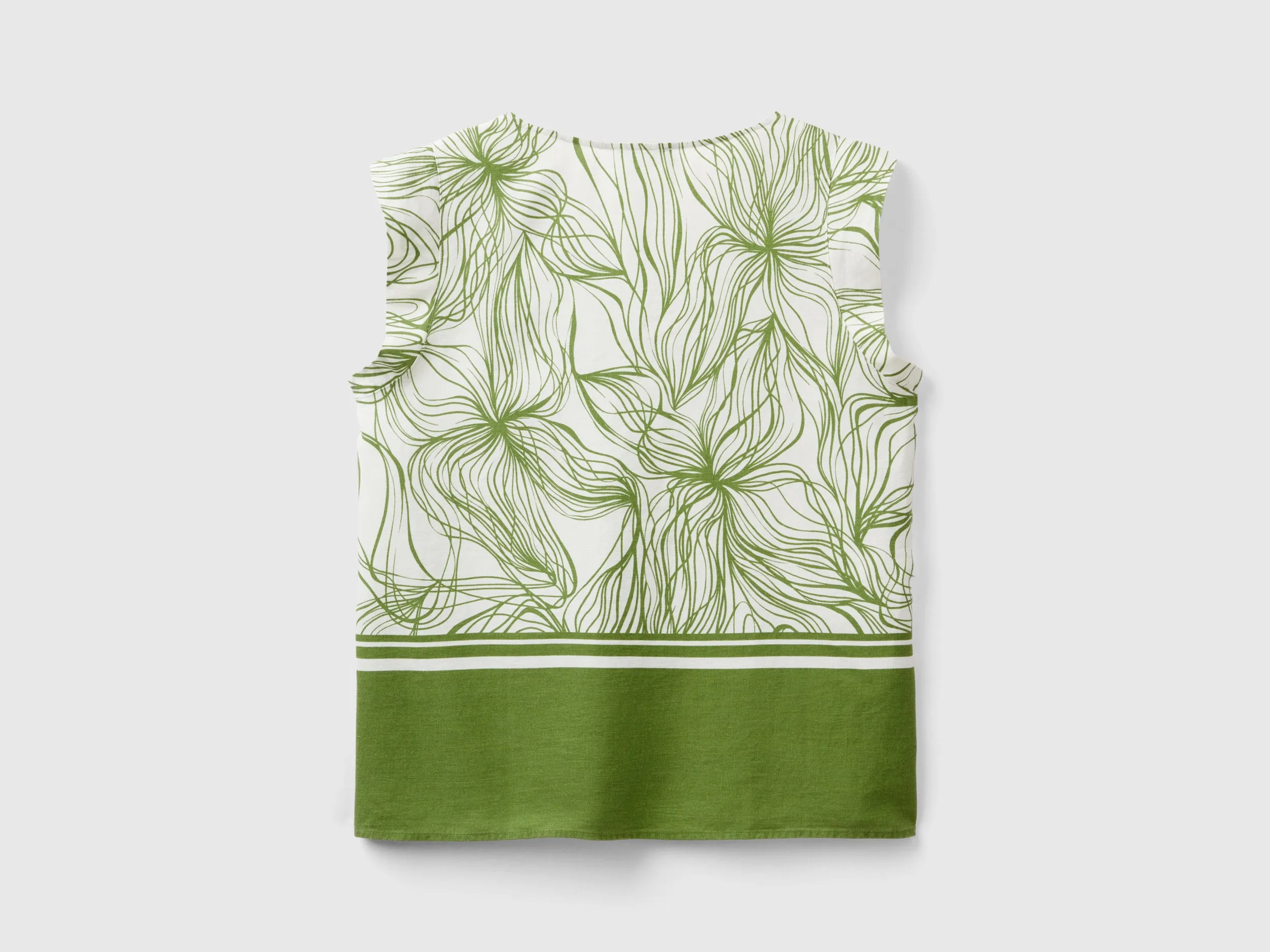 V-Neck Printed Top