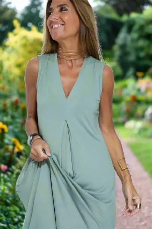 Vania® | Luxurious long dress with matching cardigan