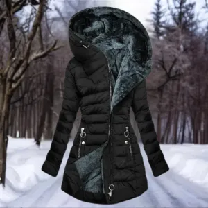 Vela | Warm Plush Coat for Women