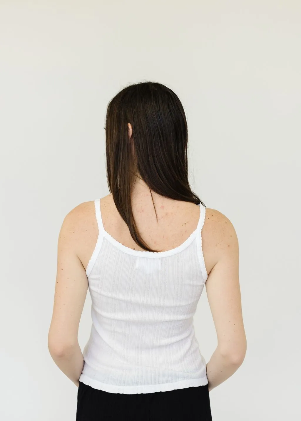 Velvet Iniku Tank in White