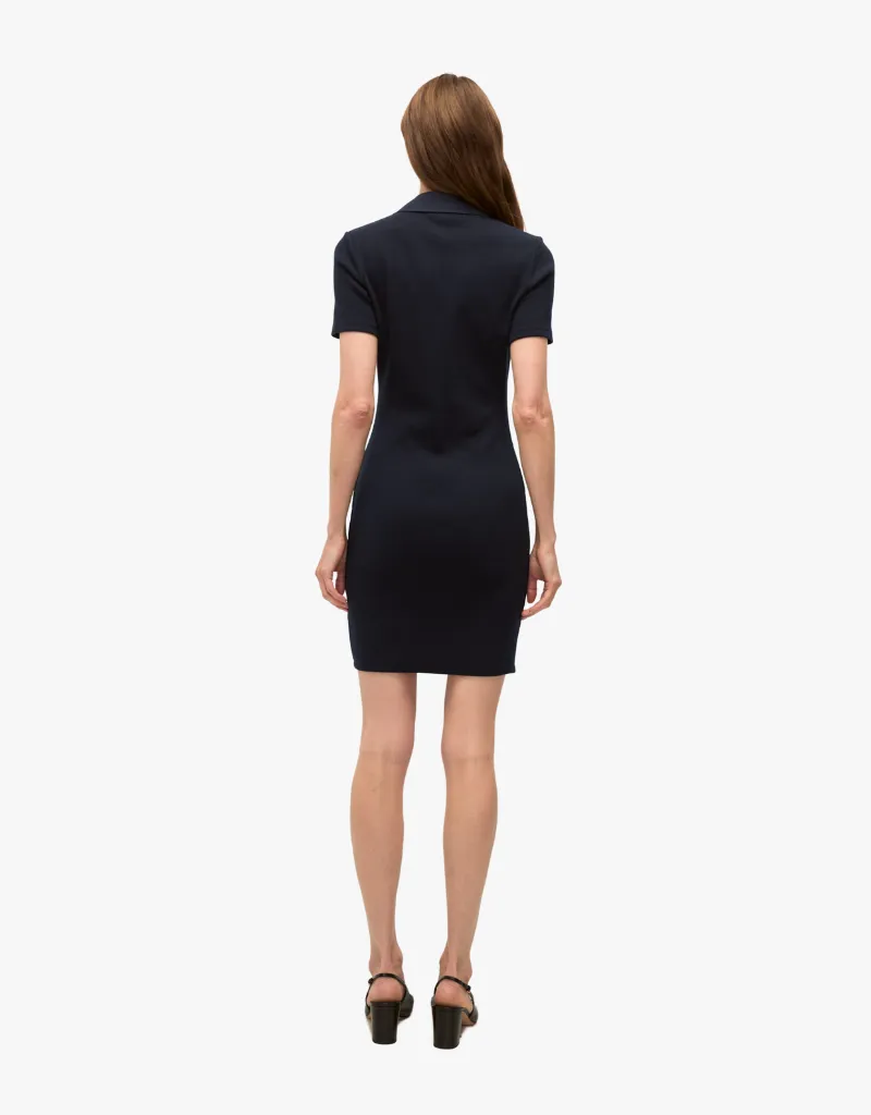 Veronica Beard Bailey Polo Dress in Navy