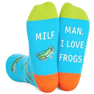 Versatile Frog Gifts, Unisex Frog Socks for Women and Men, All-occasion Marine Gifts Frog Socks