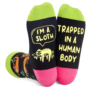 Versatile Sloth Gifts, Unisex Sloth Socks for Women and Men, All-occasion Sloth Gifts Animal Socks