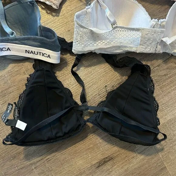 Victoria's Secret Women's Lace Push-Up Bra Set 34B Standard Multicolor Lot of 9