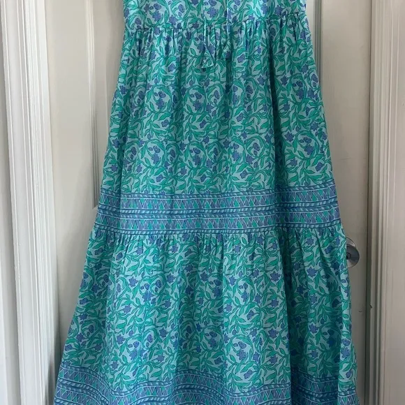 Vineyard Vines Women's Guana Floral Tiered Midi Dress - Size XS