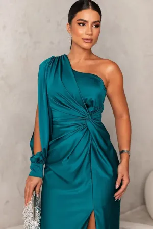 Violeta® | Elegant Maxi Dress Made Of Flowing Fabric