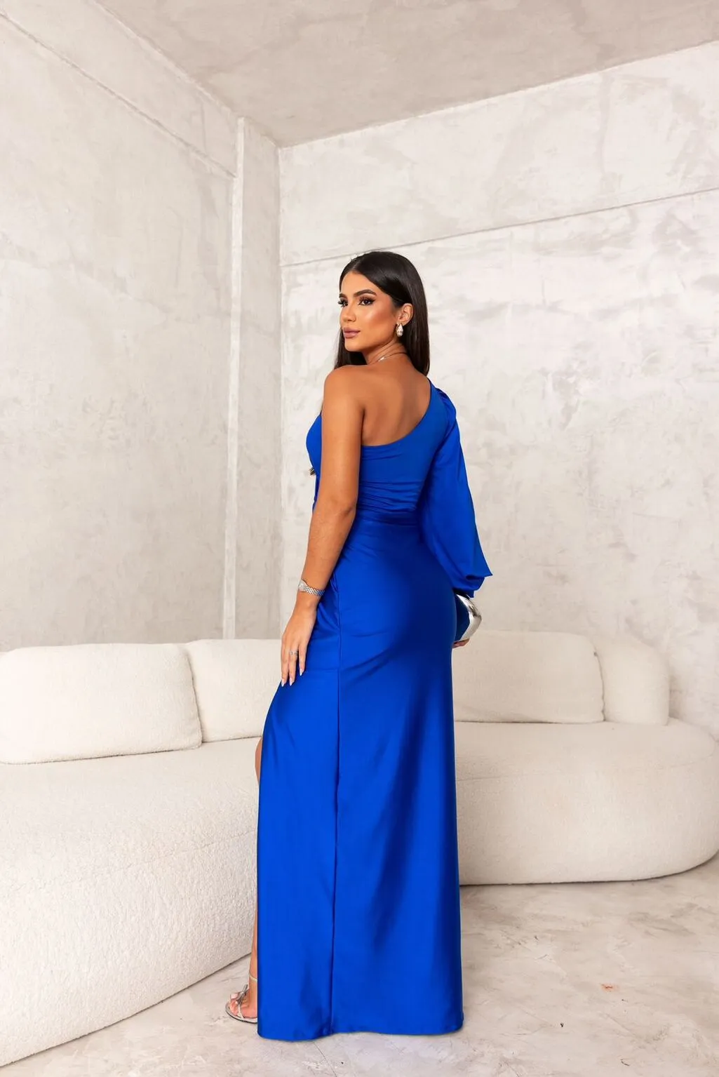 Violeta® | Elegant Maxi Dress Made Of Flowing Fabric