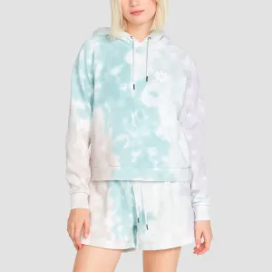 Volcom Truly Stokin Pullover Hoodie Stone Blue - Womens