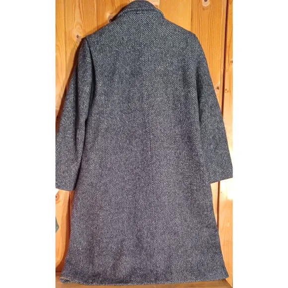 VTG JACK KLEIN Womens Large Wool Coat Mid-Length Made in USA Label Winter Coat