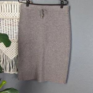 W By Worth Knit Wool Skirt Womens Medium Retail $228