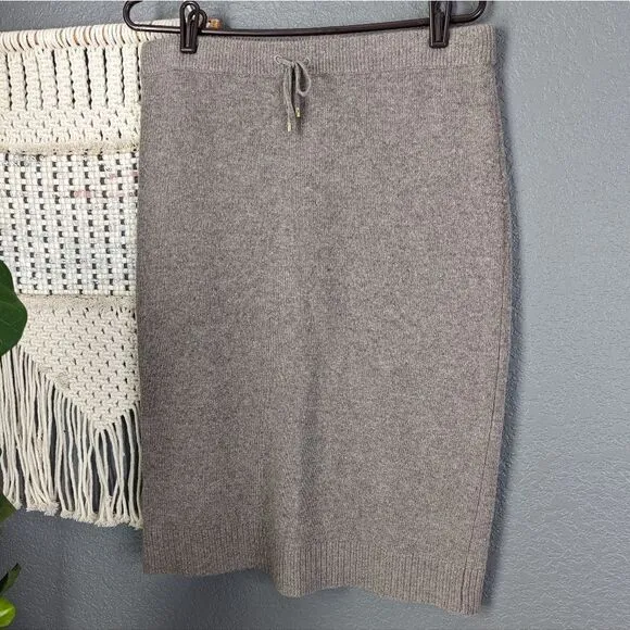 W By Worth Knit Wool Skirt Womens Medium Retail $228