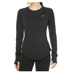 W. New Balance Q Speed Jacquard Long Sleeve - BK