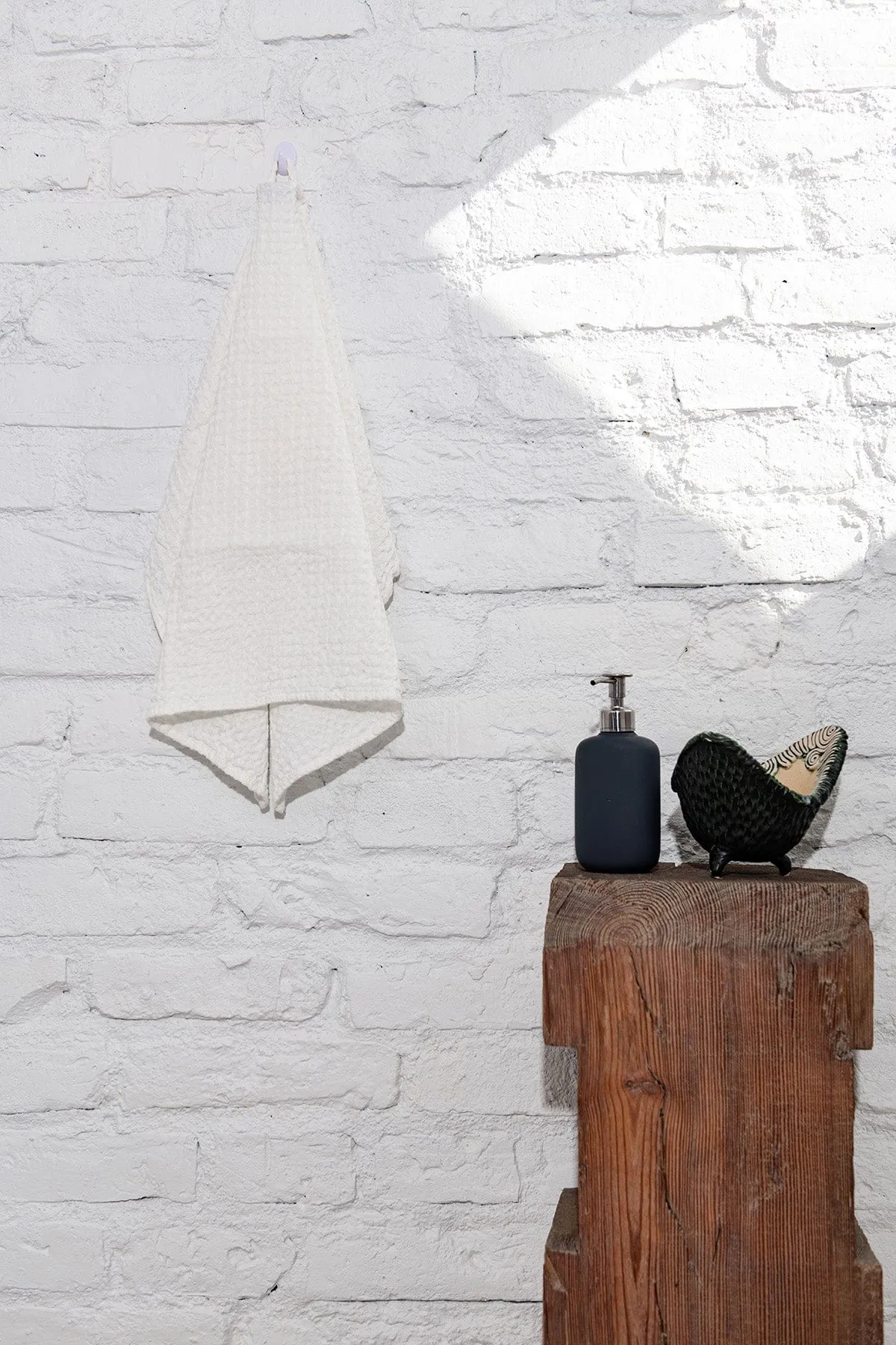 Waffle Linen Hand Towel | Multiple Colours