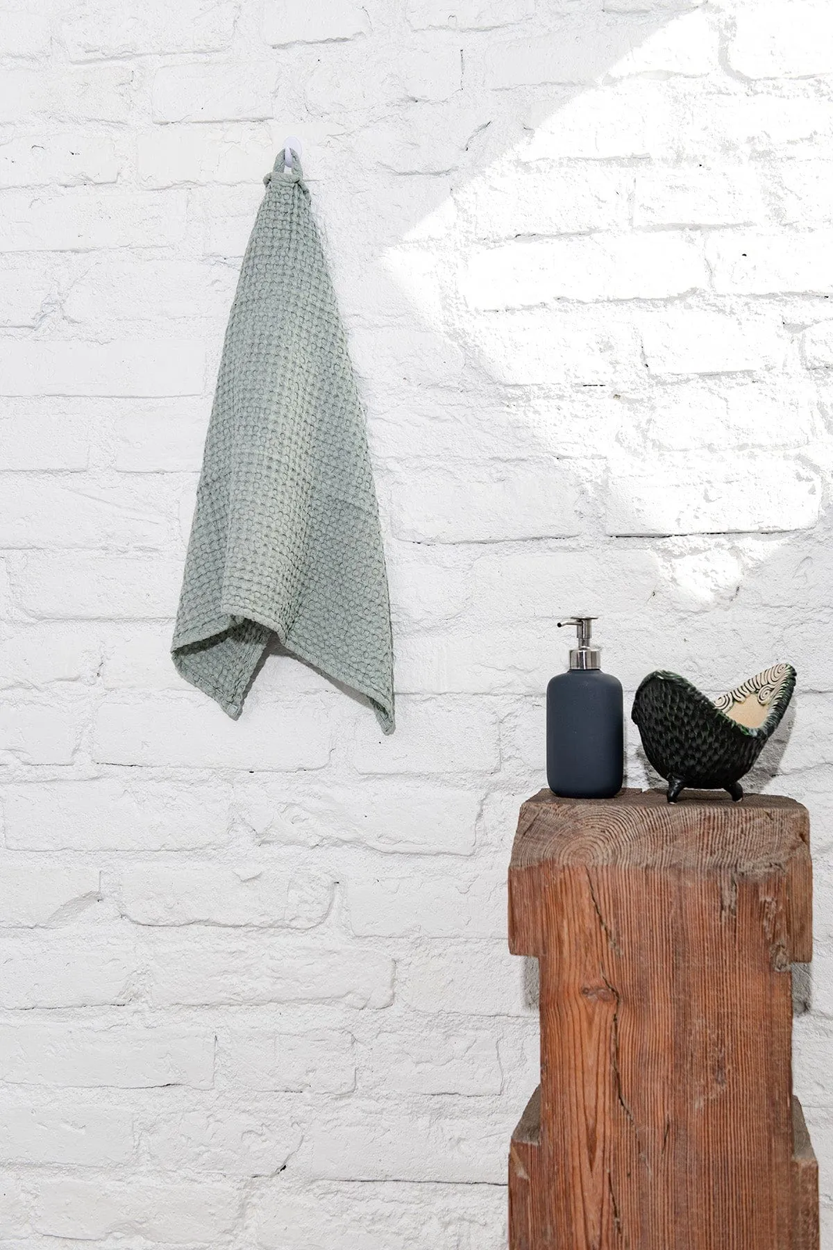 Waffle Linen Hand Towel | Multiple Colours