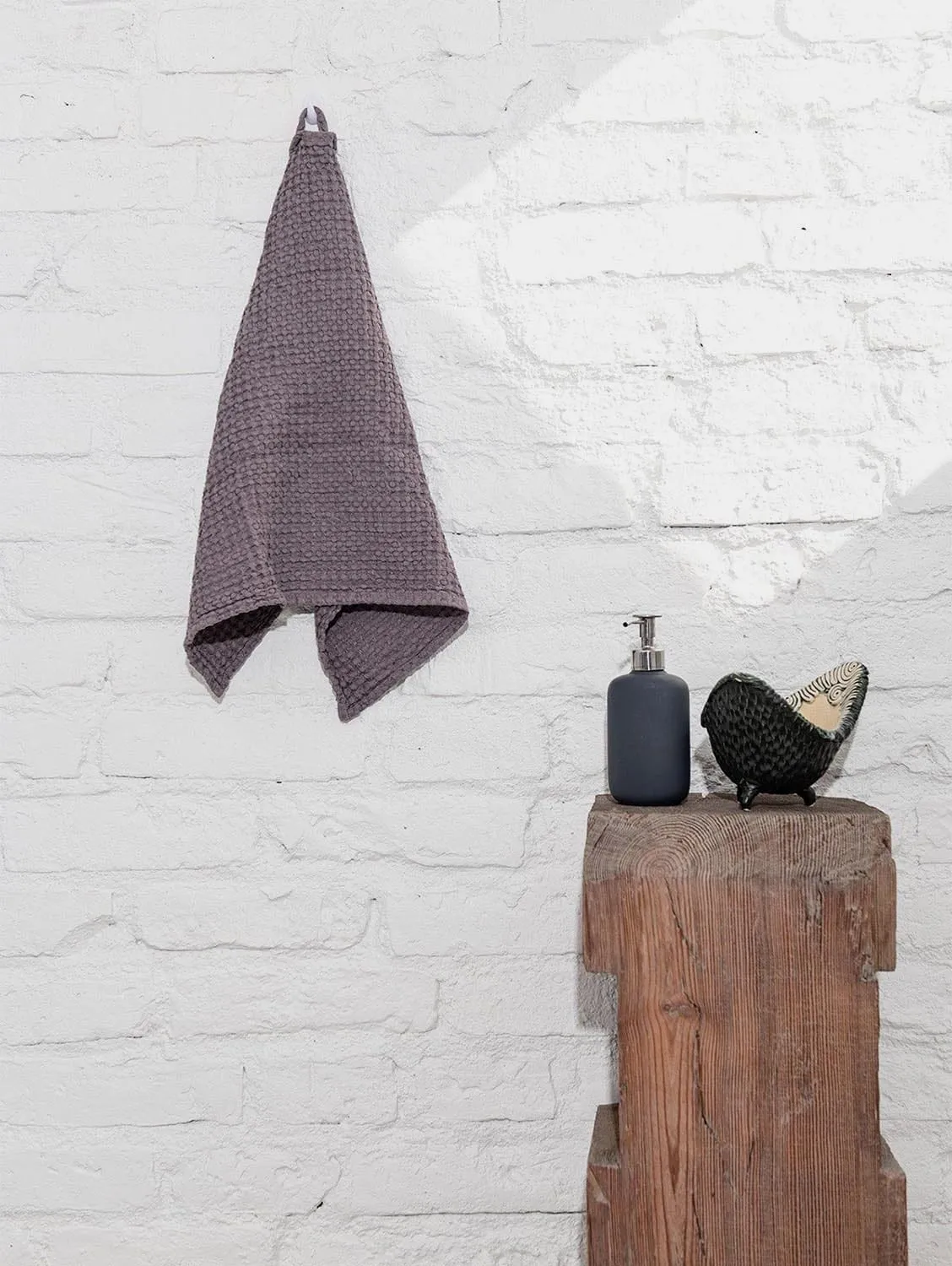 Waffle Linen Hand Towel | Multiple Colours