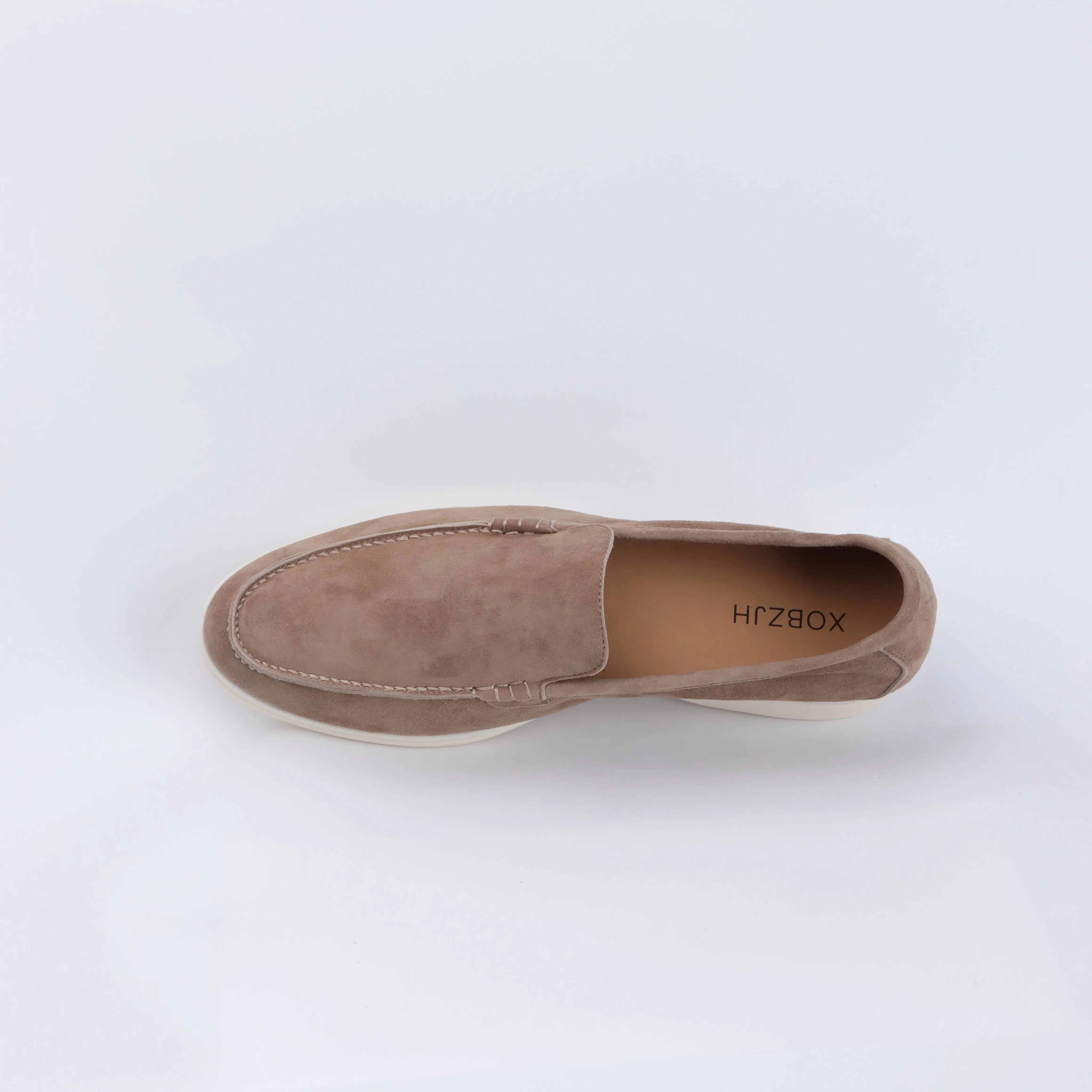 WalkCharm Männer Mocasines Sommer Slipper aus Wildleder