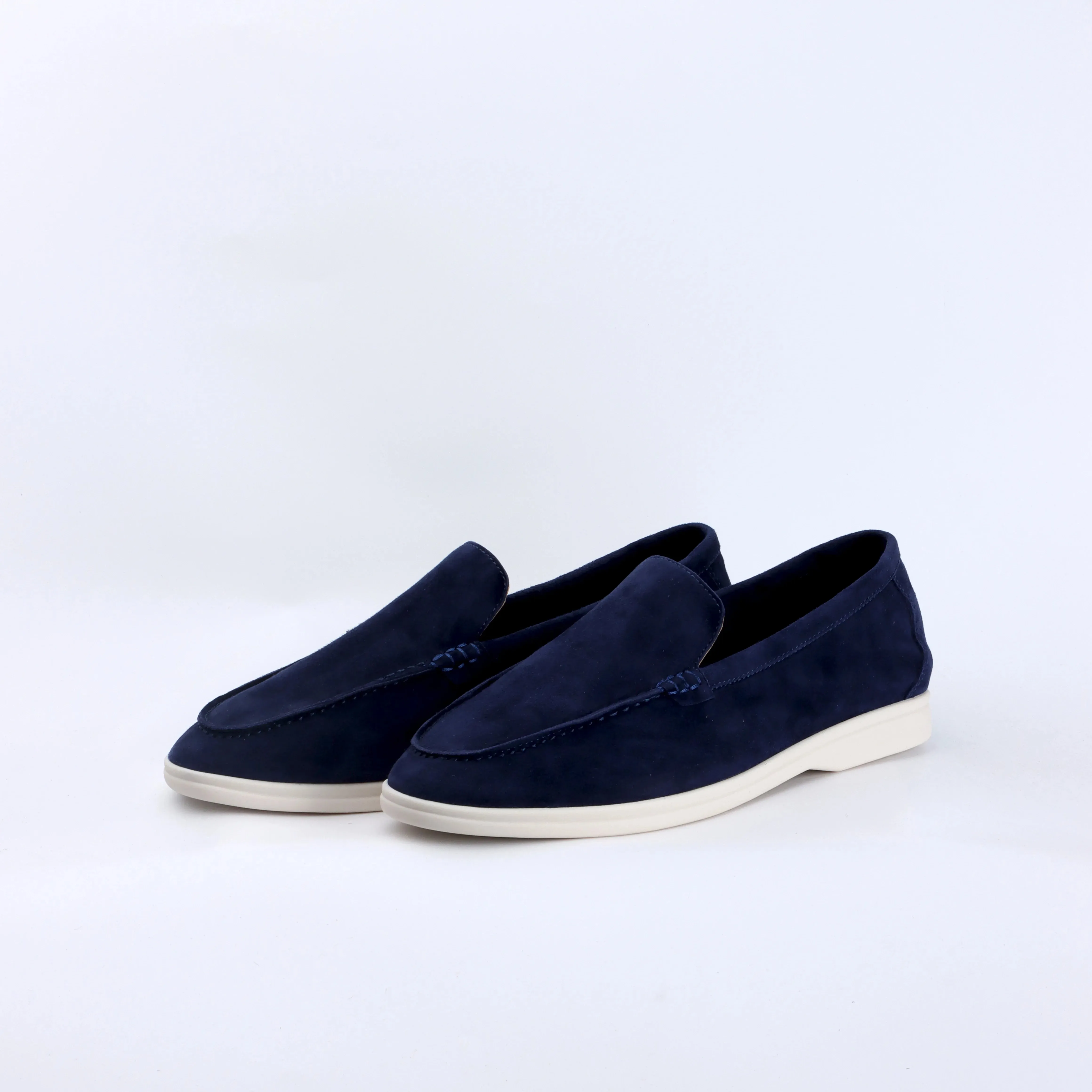 WalkCharm Männer Mocasines Sommer Slipper aus Wildleder