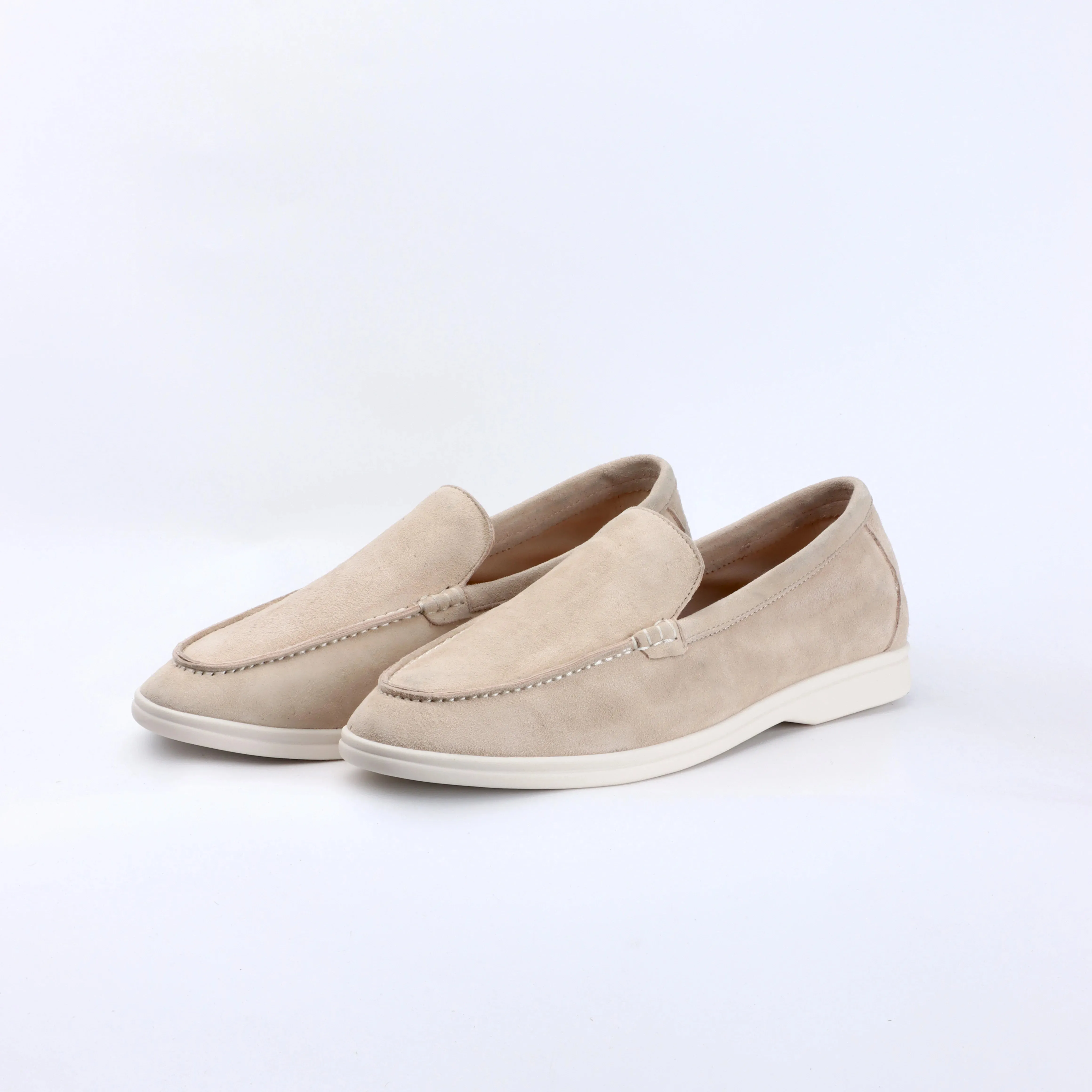 WalkCharm Männer Mocasines Sommer Slipper aus Wildleder