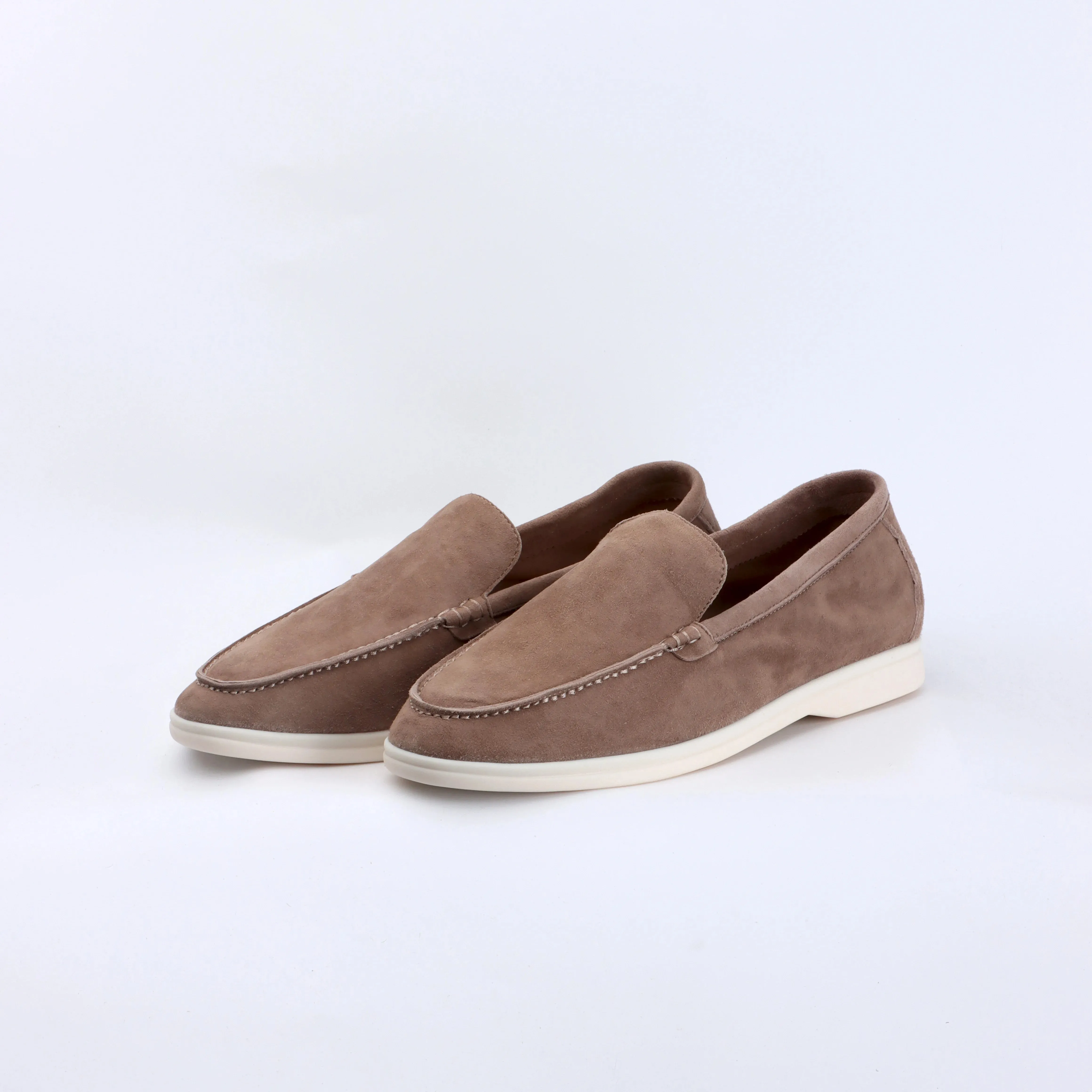 WalkCharm Männer Mocasines Sommer Slipper aus Wildleder
