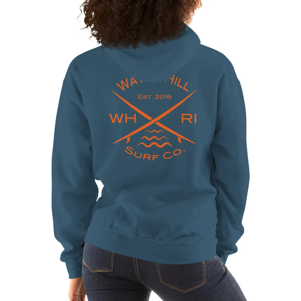 Watch Hill 'Surf Co.’ Unisex Hoodie - (Orange)