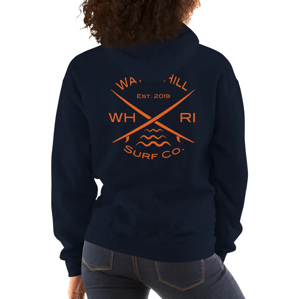 Watch Hill 'Surf Co.’ Unisex Hoodie - (Orange)