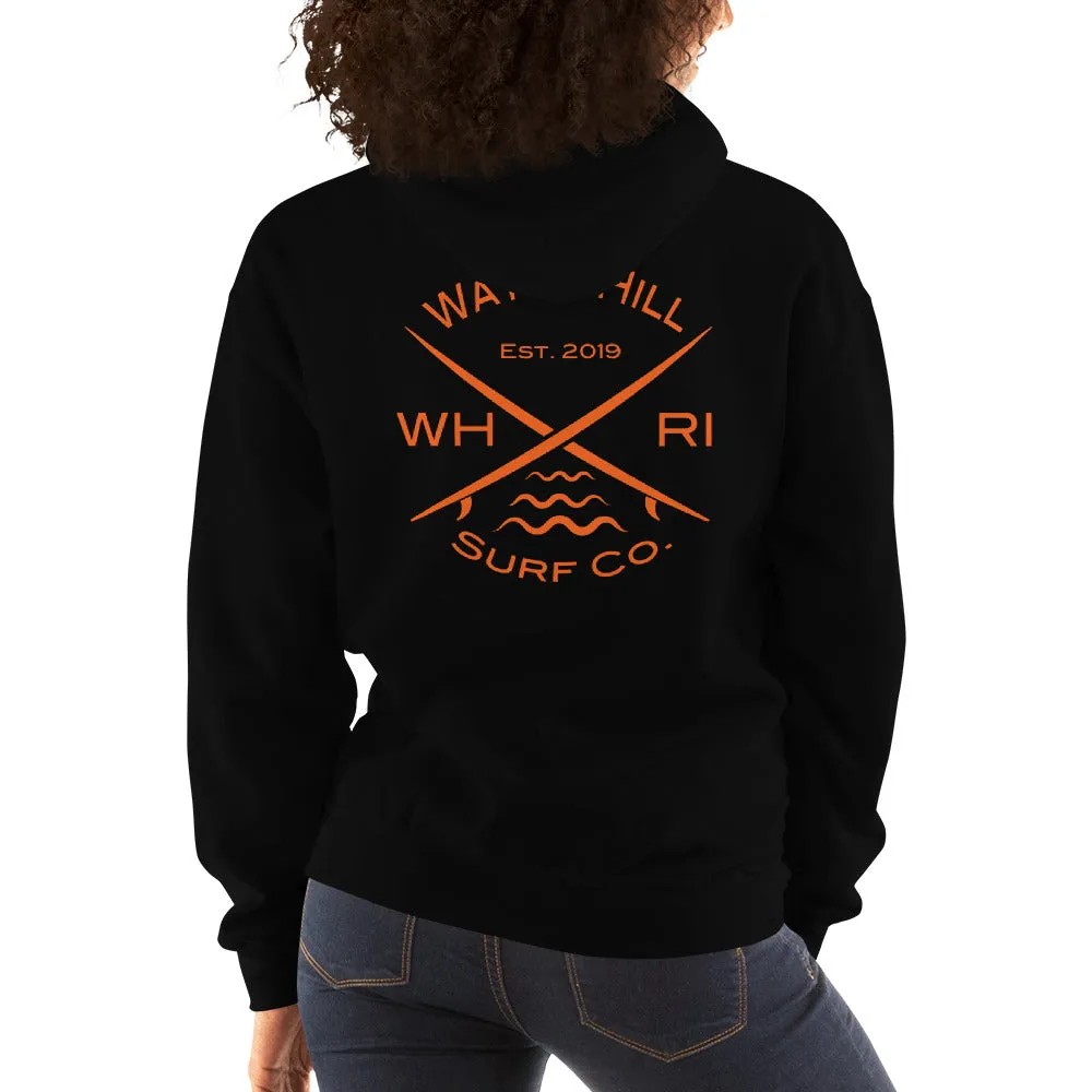 Watch Hill 'Surf Co.’ Unisex Hoodie - (Orange)